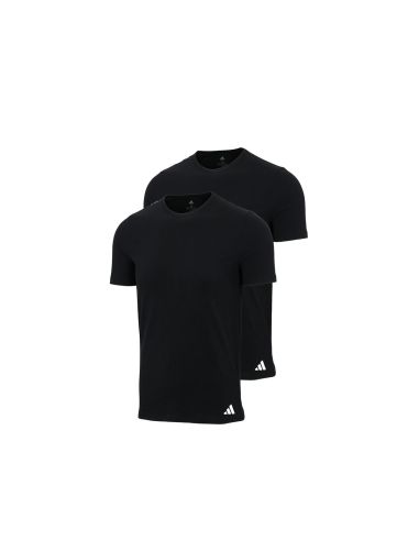 Adidas Heren T-Shirt Flex Cotton 2pack Zwart