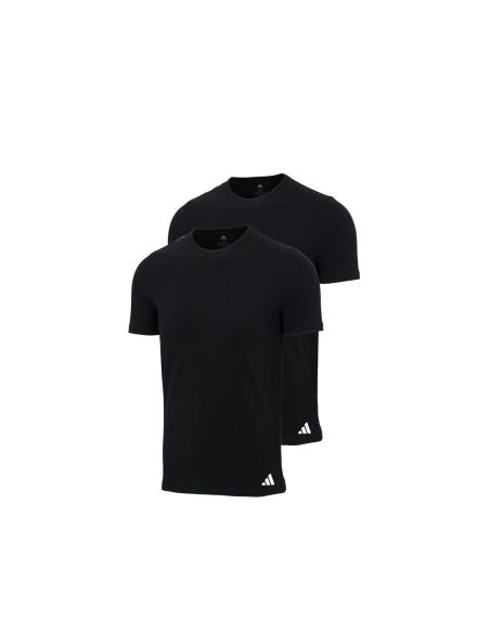Adidas Heren T-Shirt Flex Cotton 2pack Zwart