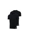 Adidas Heren T-Shirt Flex Cotton 2pack Zwart