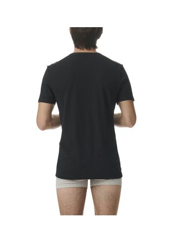 Adidas Heren T-Shirt Flex Cotton 2pack Zwart
