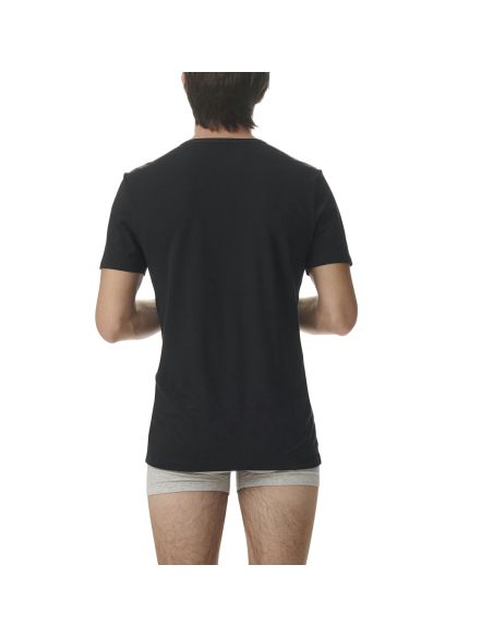 Adidas Heren T-Shirt Flex Cotton 2pack Zwart