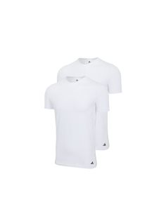Adidas Heren T-Shirt Flex Cotton 2pack Wit