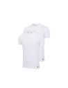 Adidas Heren T-Shirt Flex Cotton 2pack Wit