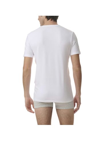 Adidas Heren T-Shirt Flex Cotton 2pack Wit