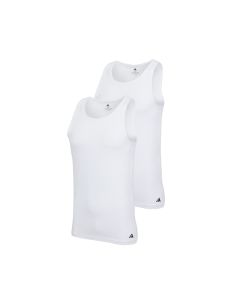 Adidas Heren Tank Top Hemd Flex Cotton 2pack Wit