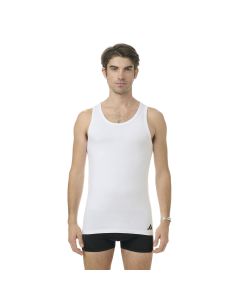 Adidas Heren Tank Top Hemd Flex Cotton 2pack Wit 2