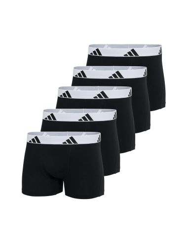 Adidas Heren Short Active Flex Cotton 5Pack Zwart Wit