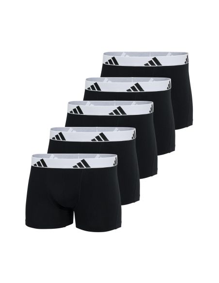 Adidas Heren Short Active Flex Cotton 5Pack Zwart Wit