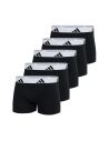 Adidas Heren Short Active Flex Cotton 5Pack Zwart Wit