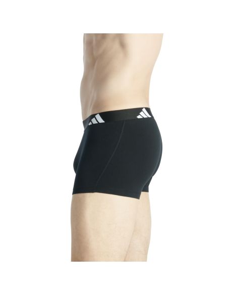 Adidas Heren Short Active Flex Cotton 5Pack Zwart Wit Grijs