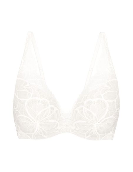 Triumph Dames BH Body Make-up Illusion Lace WP Ecru Wit