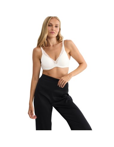 Triumph Dames BH Body Make-up Illusion Lace WP Ecru Wit