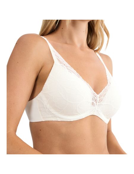 Triumph Dames BH Body Make-up Illusion Lace WP Ecru Wit
