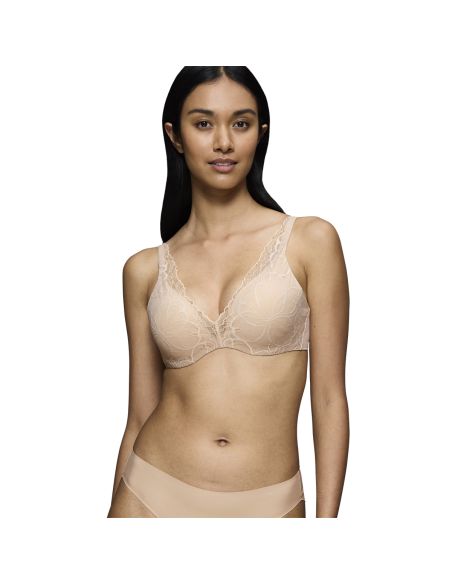 Triumph Dames BH Body Make-up Illusion Lace WP Beige