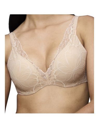 Triumph Dames BH Body Make-up Illusion Lace WP Beige