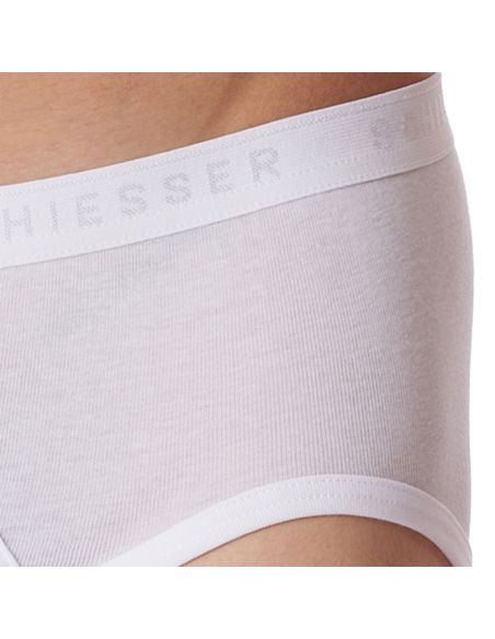 SCHIESSER Heren Sportsbrief 2PACK Sportslip white