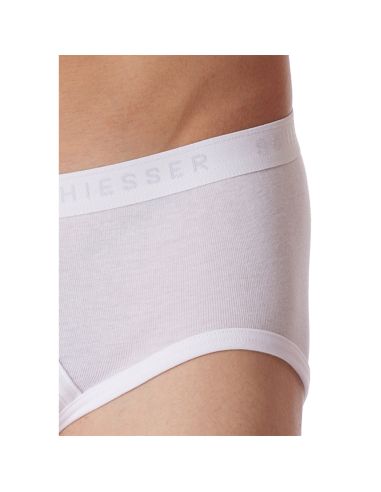 SCHIESSER Heren Sportsbrief 2PACK Sportslip white