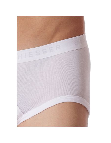 SCHIESSER Heren Sportsbrief 2PACK Sportslip white