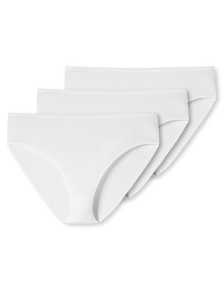 Schiesser Dames Jazz-Pants 95/5 3pack Wit