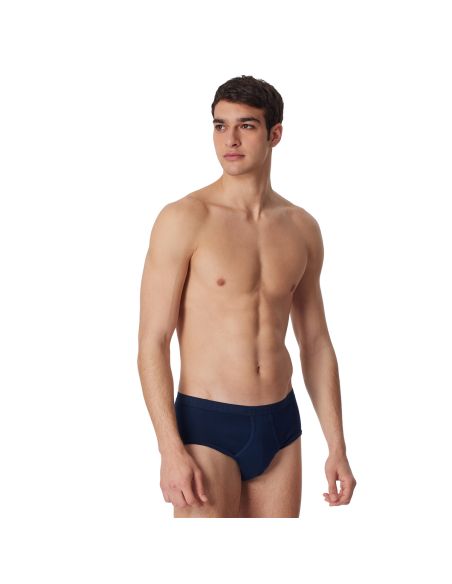 SCHIESSER Heren Sportsbrief 2PACK Sportslip navy