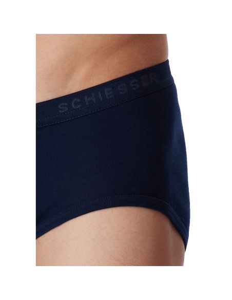 SCHIESSER Heren Sportsbrief 2PACK Sportslip navy