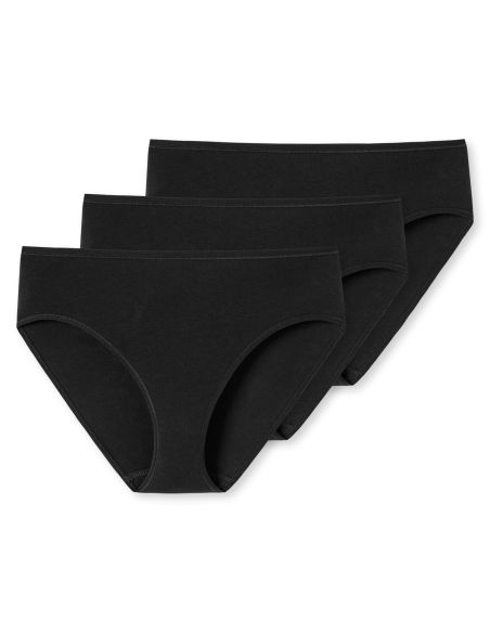 Schiesser Dames Jazz-Pants 95/5 3pack Zwart