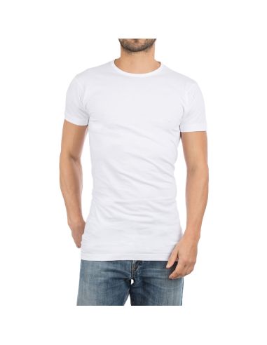 Alan Red T-Shirt Derby Long 2Pack Zwart