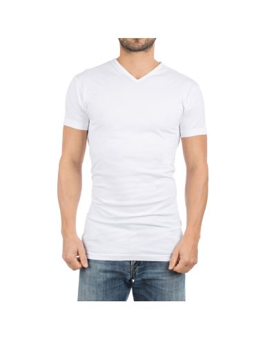 Alan Red V-Shirt Vermont Long 2Pack Zwart