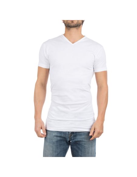 Alan Red V-Shirt Vermont Long 2Pack Zwart