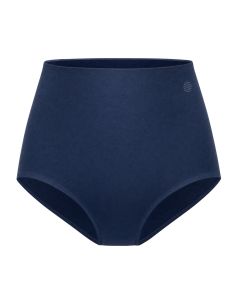 Gino Santi Dames Senza Invisible High Waist Maxi Slip Navy