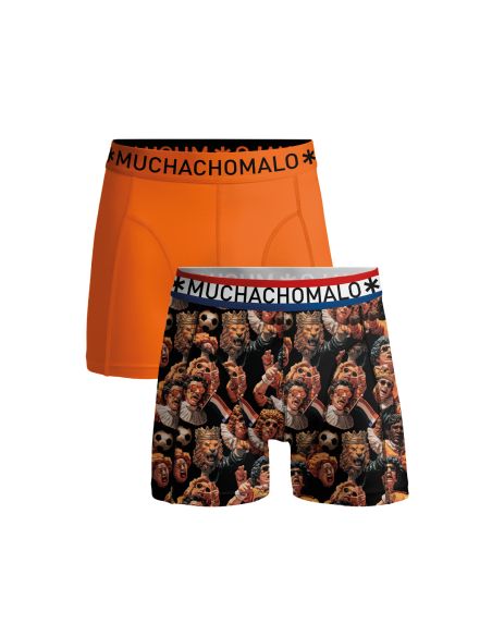 MuchachoMalo Jongens Boxershorts 2Pack Nederland WK 2026 incl keychain 