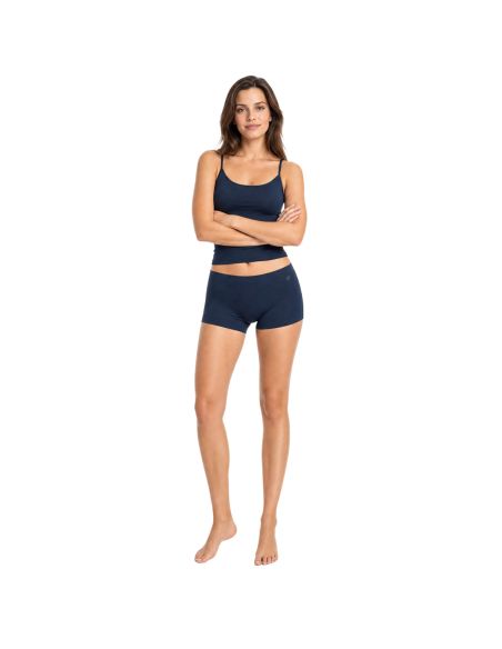 Gino Santi Dames Senza Invisible Boxershort Navy