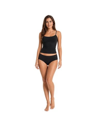 Gino Santi Dames Senza Invisible Heup Slip Zwart