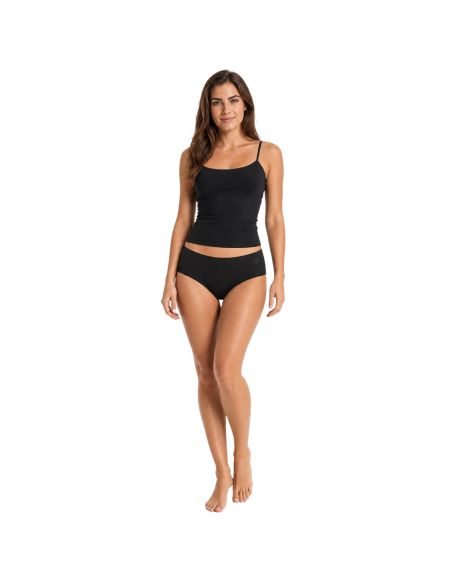 Gino Santi Dames Senza Invisible Heup Slip Zwart
