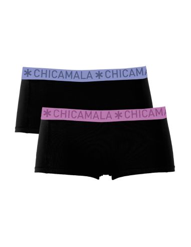 copy ofMuchachoMalo Dames Short 2Pack Solid Blue Pink 30