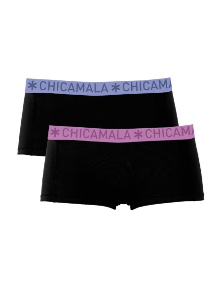 copy ofMuchachoMalo Dames Short 2Pack Solid Blue Pink 30