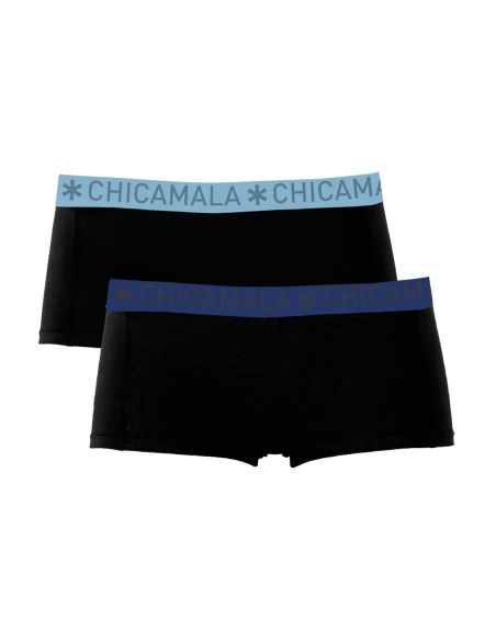 copy ofMuchachoMalo Dames Short 2Pack Solid Black Pink 26