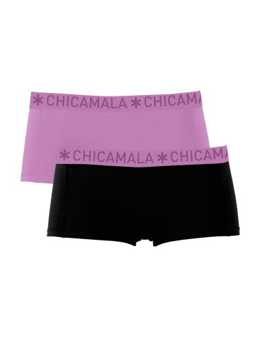 copy ofMuchachoMalo Dames Short 2Pack Solid Purple Orange 25