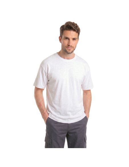 Alan Red Heren T-Shirt Venice Wit