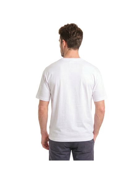 Alan Red Heren T-Shirt Venice Wit
