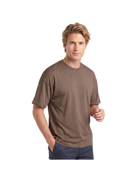 Alan Red Heren T-Shirt Venice Taupe