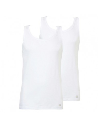 Calvin Klein Tank Top duo pak Wit Ronde hals