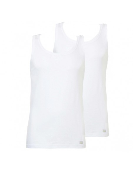 Calvin Klein Tank Top duo pak Wit Ronde hals