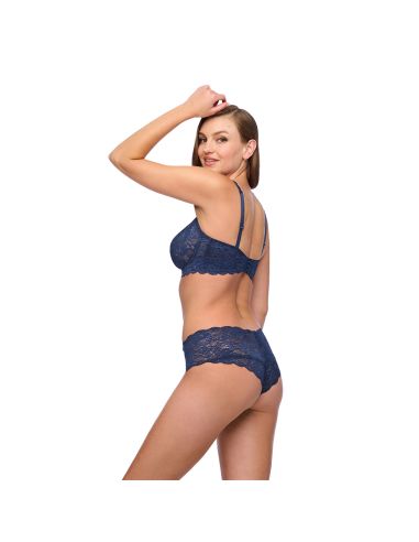 CosaBella Dames Boyshort Never Say Never Hottie Lowrise Navy