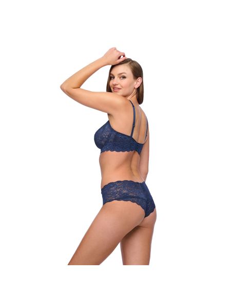 CosaBella Dames Boyshort Never Say Never Hottie Lowrise Navy