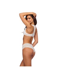 CosaBella Dames Boyshort Never Say Never Hottie Lowrise Moon Ivory 2