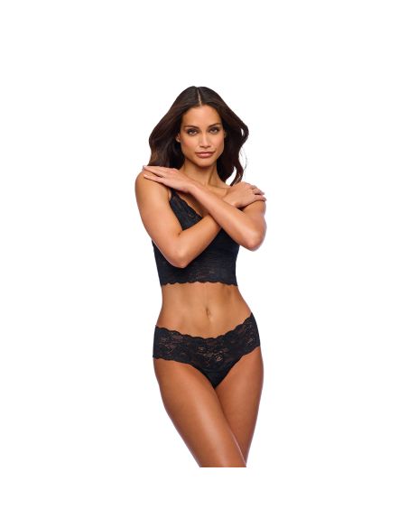 CosaBella Dames Boyshort Never Say Never Hottie Lowrise Zwart