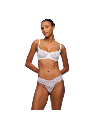 CosaBella Dames String Never Say Never Cutie LowRise Wit