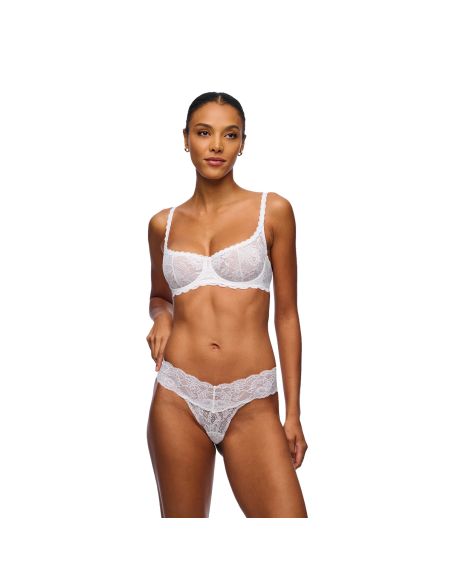 CosaBella Dames String Never Say Never Cutie LowRise Wit
