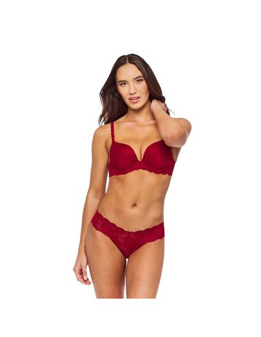 CosaBella Dames String Never Say Never Cutie LowRise Sindoor Red